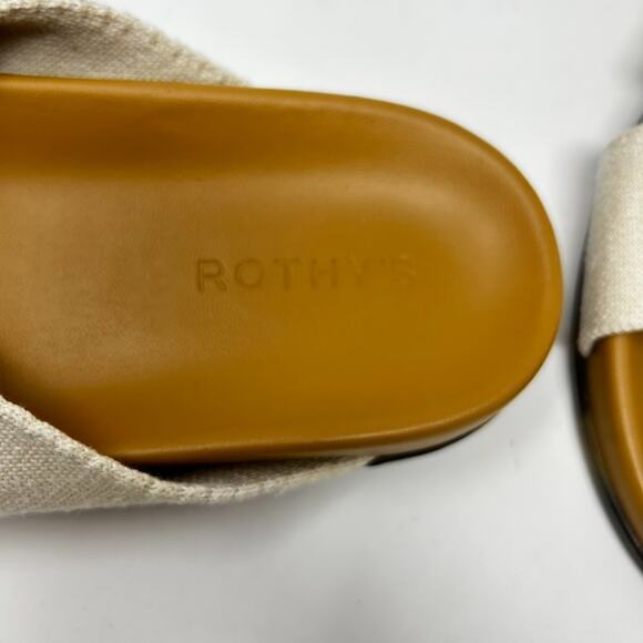 NWOT ROTHY’S The Weekend Slide Sandals Size 9.5 Retired Shoes Beach Resortwear - Picture 8 of 8